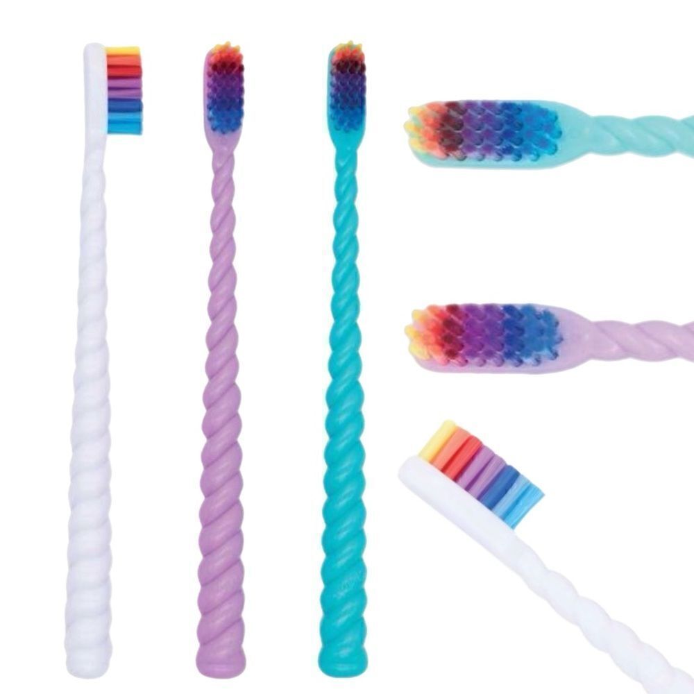Rainbow Toothbrushes - Fairytale Tusk (3 Pack)